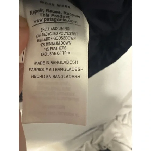 Patagonia Women’s Down Sweater Jacket Smolder Blue S - Picture 5 of 6